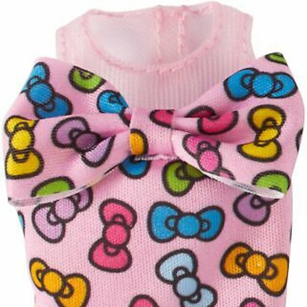 Barbie Hello Kitty Pink With Multi Color Bow Shirt
